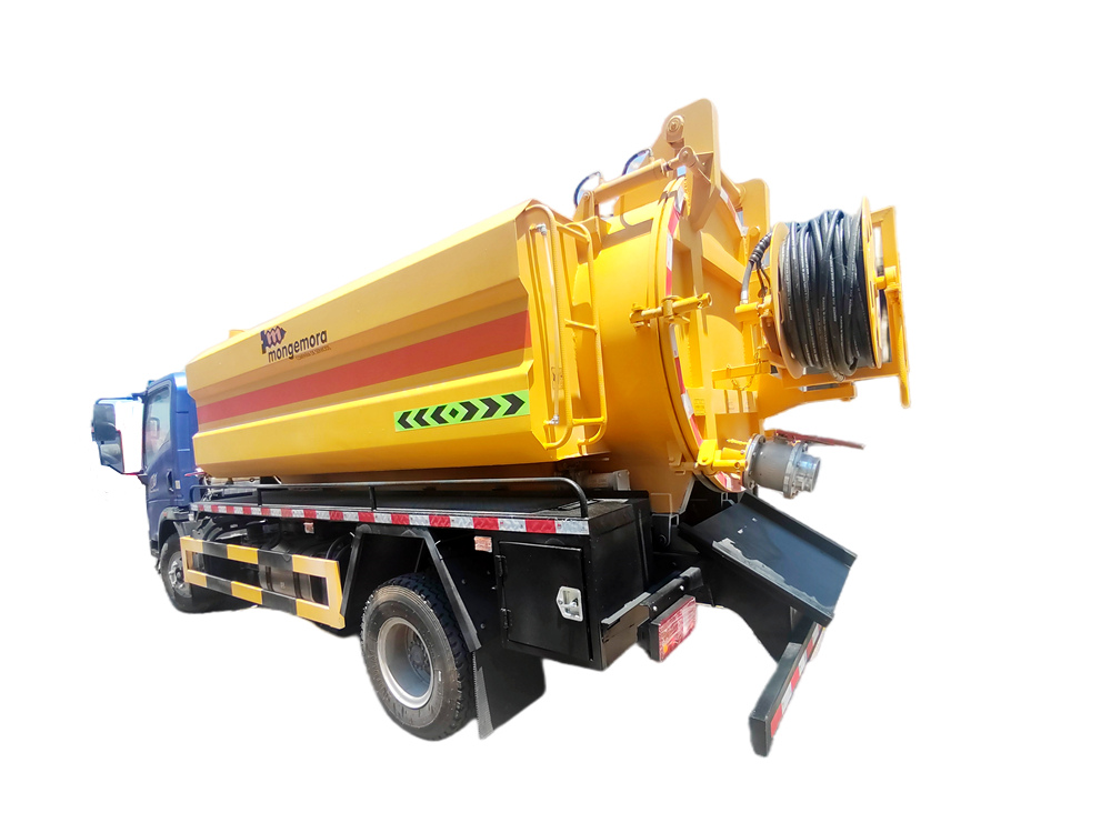 HOWO combined vacuum jetting vehicle