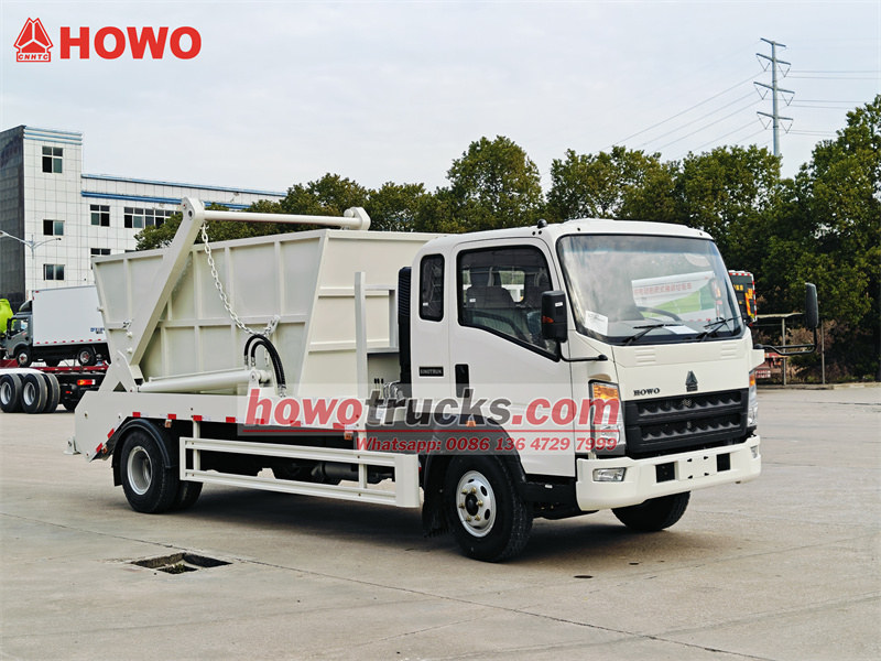 HOWO swing arm garbage truck