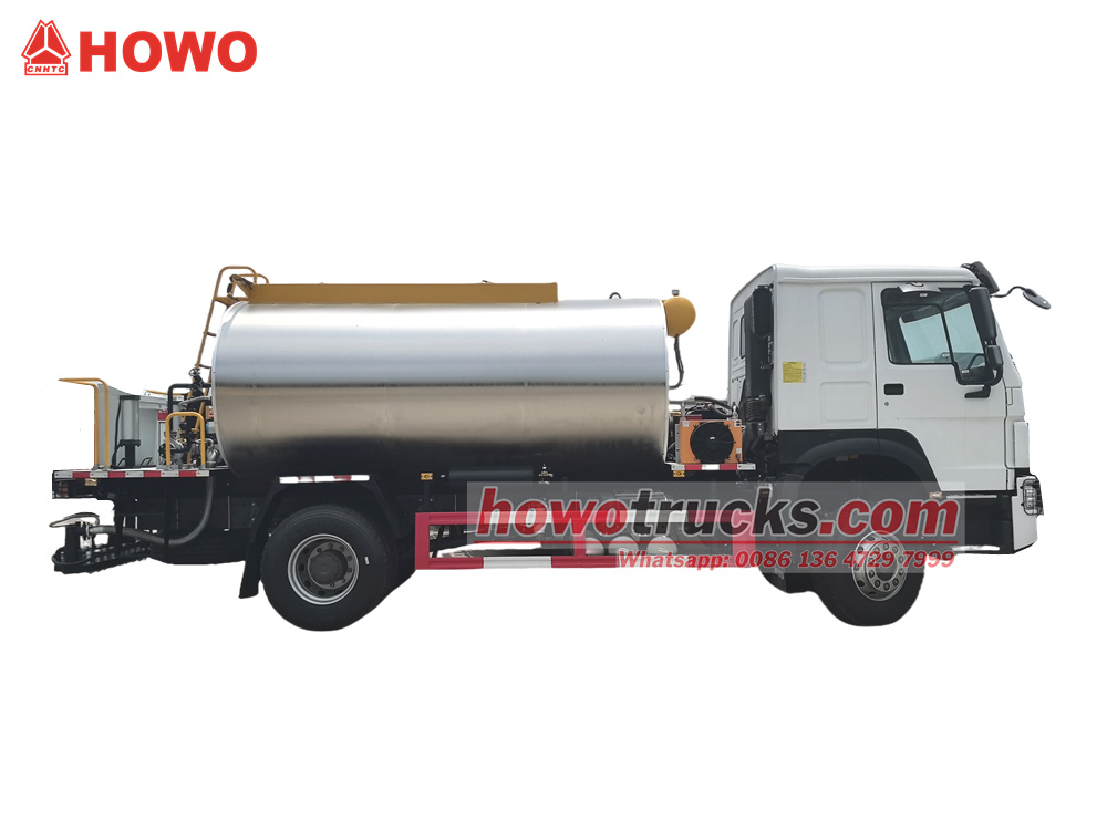 HOWO 8000L bitumen distributor truck