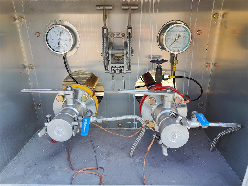 40CBM tri-axle chemical liquid tank trailer