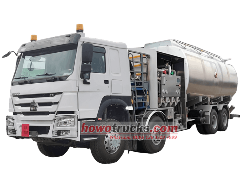 Howo uçarynyň ýangyç guýujy ýük awtoulagy