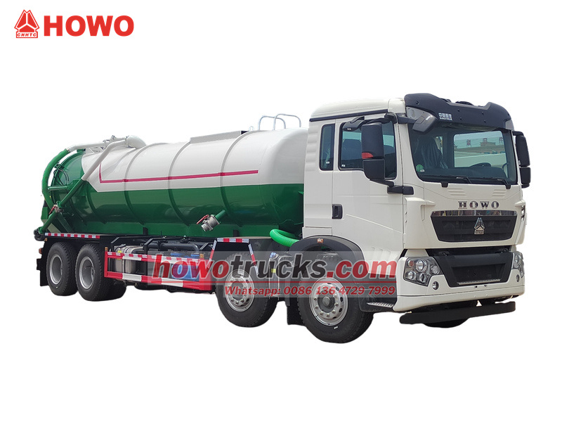 HOWO 25000 liters sewer cleaner truck