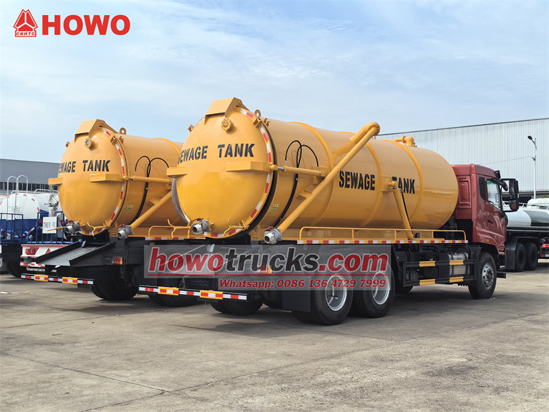 HOWO sewer cleaner trucks for sale