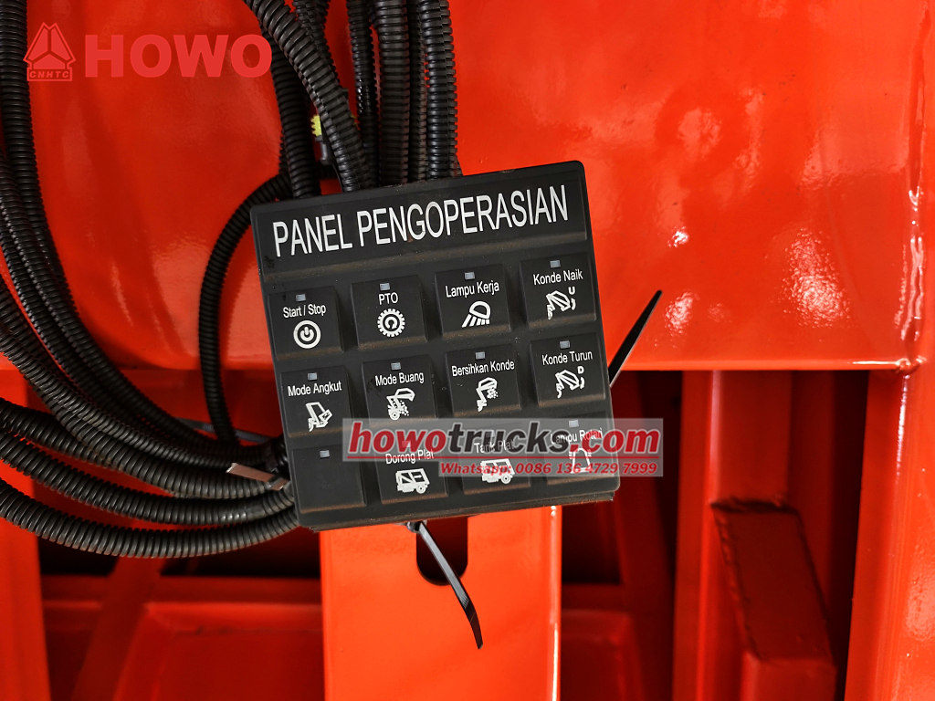 10cbm Rear Loader Truck Bodies for Howo