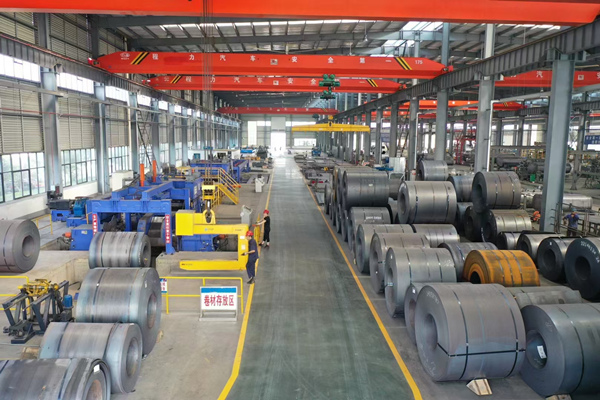 Steel material in stock