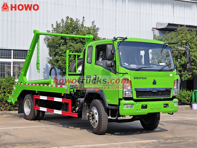 Howo skip loader garbage truck