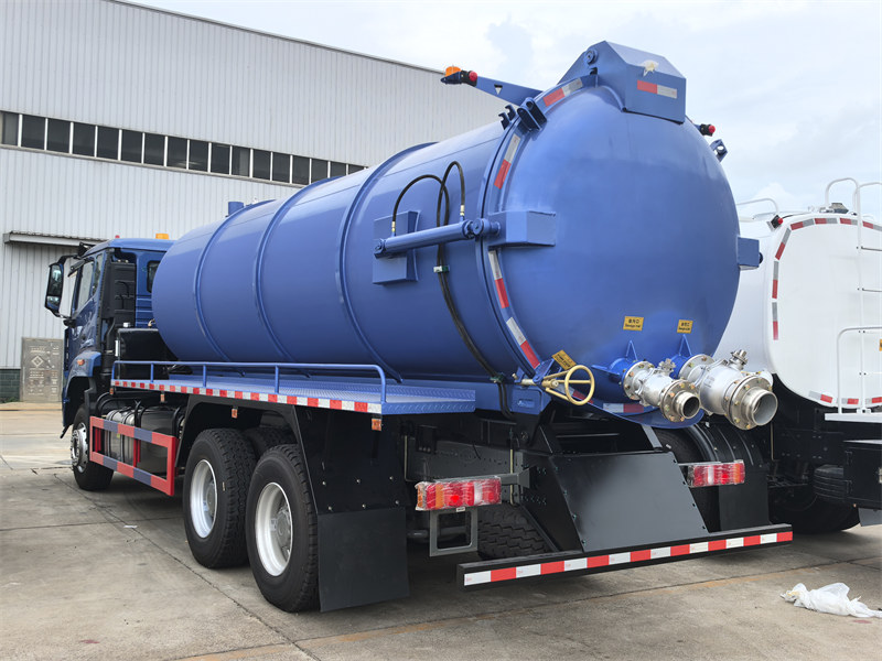 16cbm vacuum pumper tanker