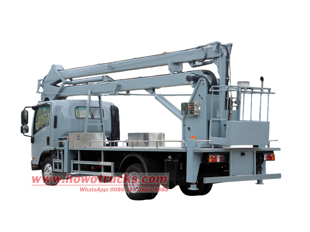 HOWO 14m knuckle aerial platform truck