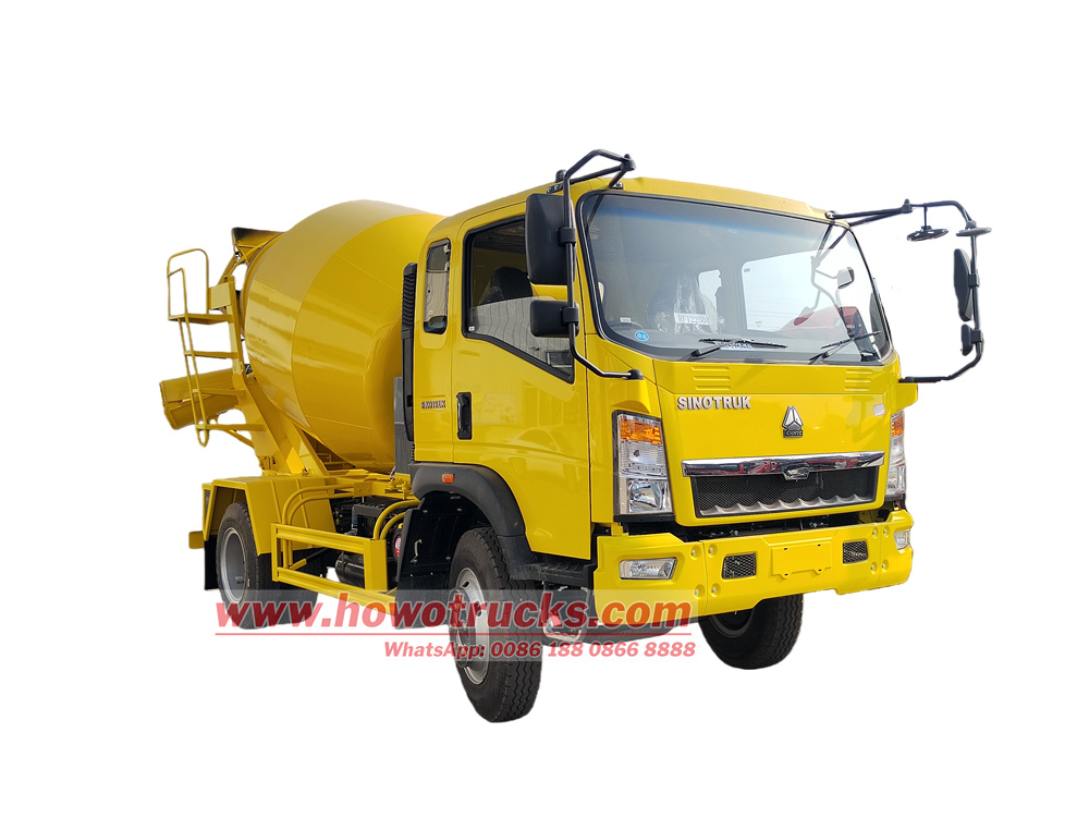 howo light 5cbm mixer truck