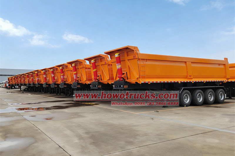 Good price tipper semitrailers for export