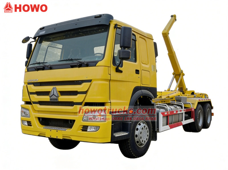 Howo garbage hook lift truck 