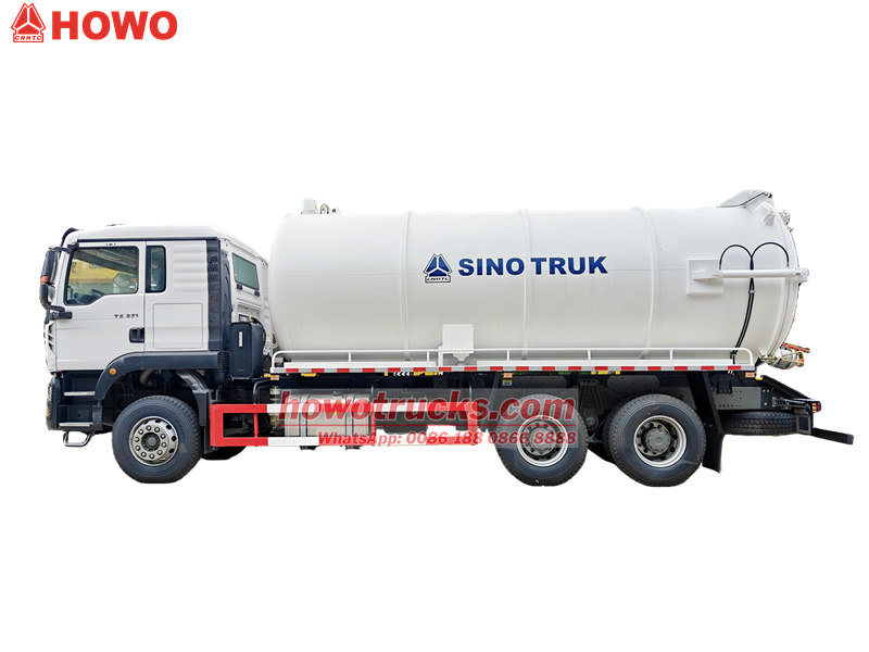 Howo 6x4 heavy sewage tank truck