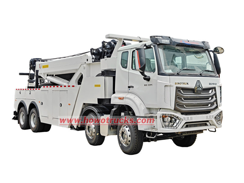 HOWO 40 ton road rescue wrekcer truck HOWO 40 ton road rescue wrekcer truck