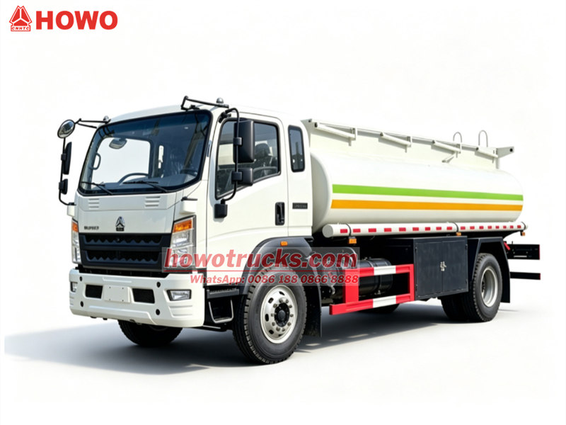 HOWO 4x2 fuel tank truck