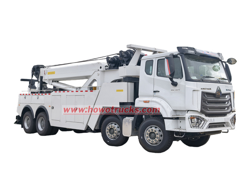 HOWO 12-wheeler 50-ton rotator wrecker HOWO 12-wheeler 50-ton rotator wrecker