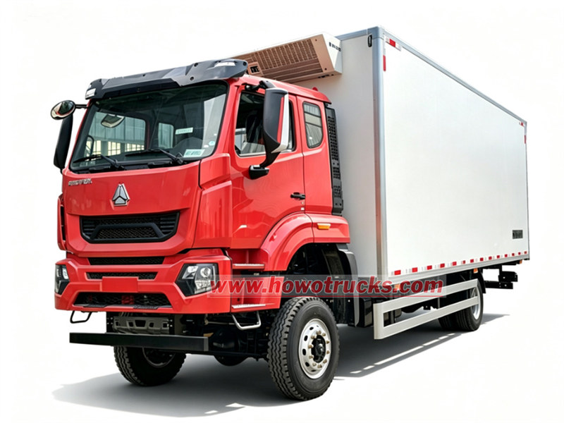 HOWO freezer van truck